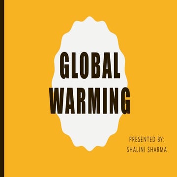 Global warming