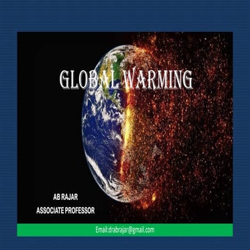 Global warming /Climate Change 