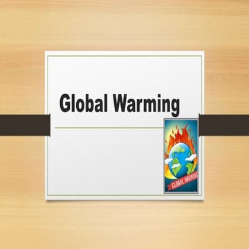 Global warming