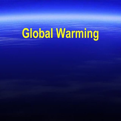 Global warming 