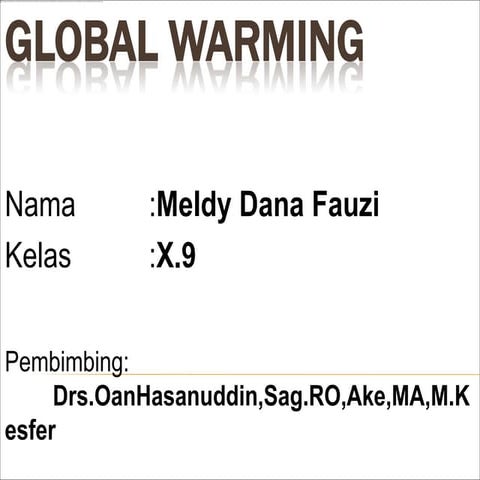 Global warming 2