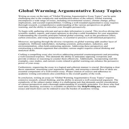 Global Warming Argumentative Essay Topics.pdf