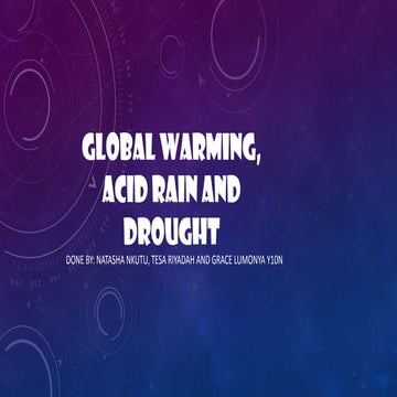 Global warming(geography) by natasha, tesa and grace y10 n