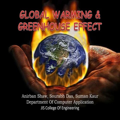 Global warming & greenhouse effect