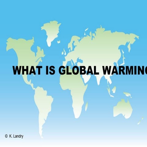 Global Warming  