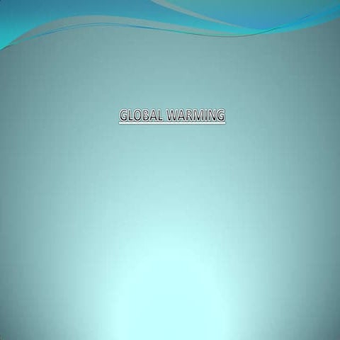 Global warming presentation