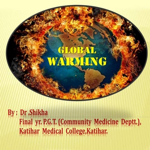 Global warming and environmental pollution | PPTX