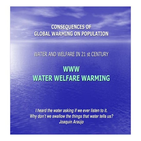 Global Warming Water