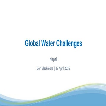 Global Water Challenges