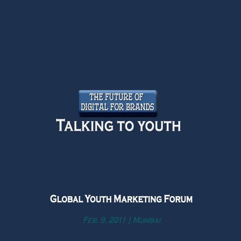 The Future Of Digital For Brands Talking To Youth_Ashok Lalla, President, Dig...