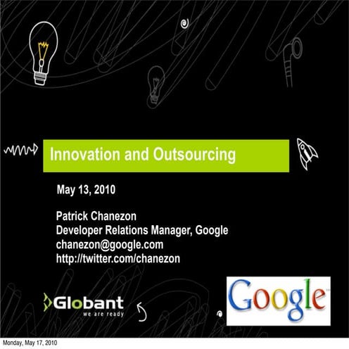 Innovation and Outsourcing - Globant Nasdaq event