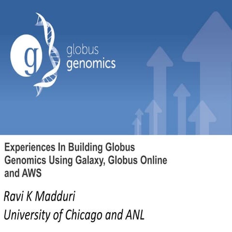 Experiences In Building Globus Genomics Using Galaxy, Globus Online and AWS