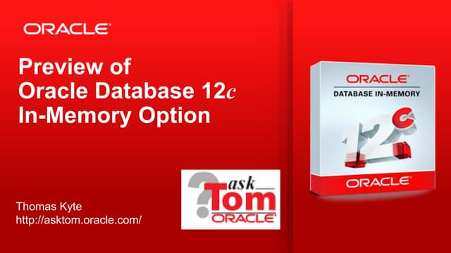 GLOC Keynote 2014 - In-memory