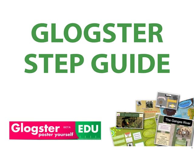 SNAPSHOTS Glogster Step Guide