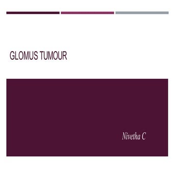 Glomus tumour