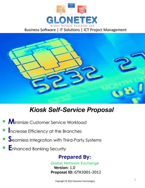 Glonetex ATM &amp; Kiosk Self Service