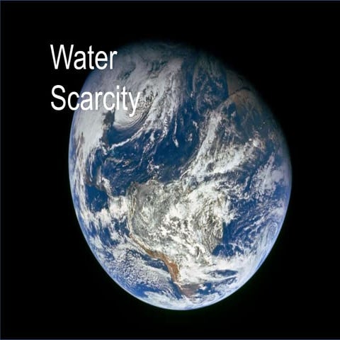 WATER SCARCITY