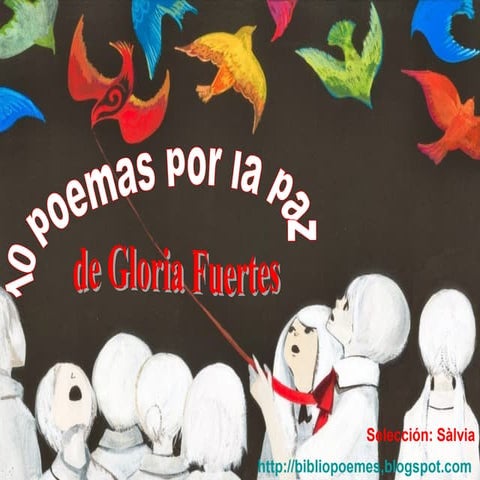 Gloria fuertes: poesia por la paz