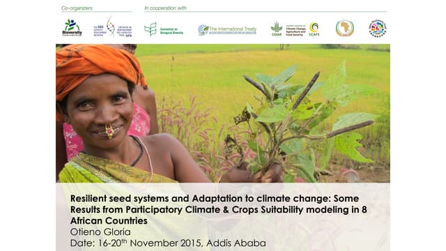 Resilient seed systems and Adaptati...