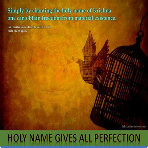 Session on Glories of Holy Names- mantra meditation