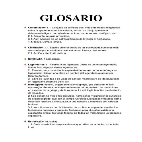 Glosario