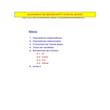 Visual Basic 6.0 Parte 1/2