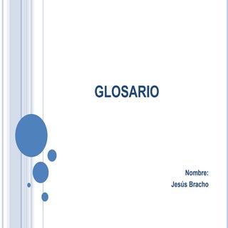Glosario