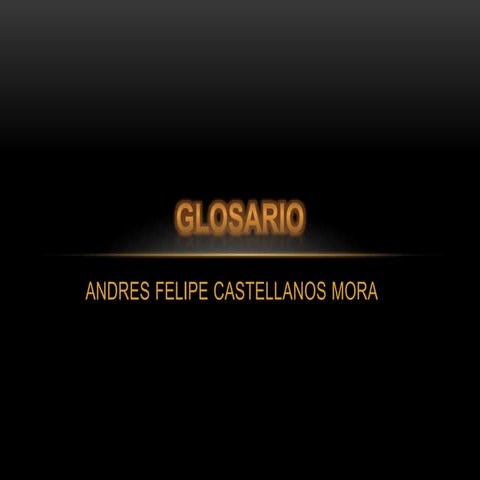 Glosario andres