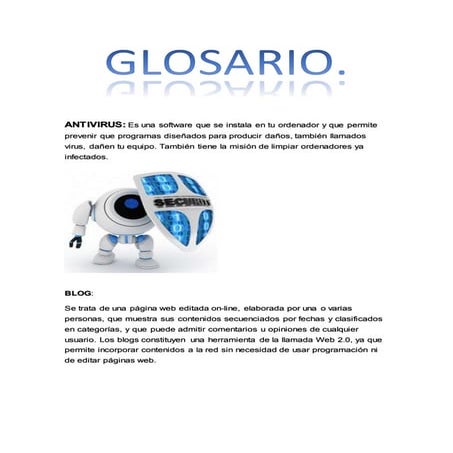 Glosario Alfabetización Digital 