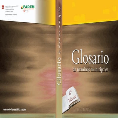 Glosario de Términos Municipales- 2016