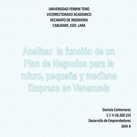 Guía práctica para elaborar un plan de negocios | PDF