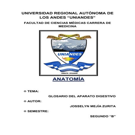 Glosario del aparato digestivo josselyn