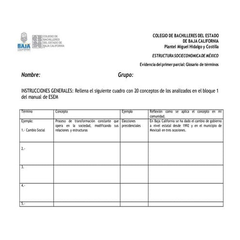 Glosario de terminos