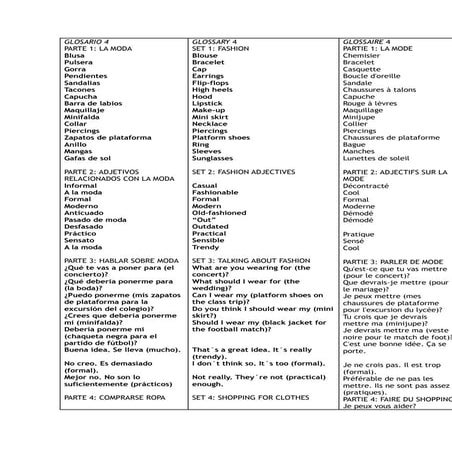 Glosario trilingüe 4