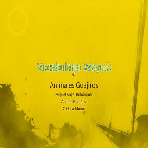 Glosario wayuu | PPSX