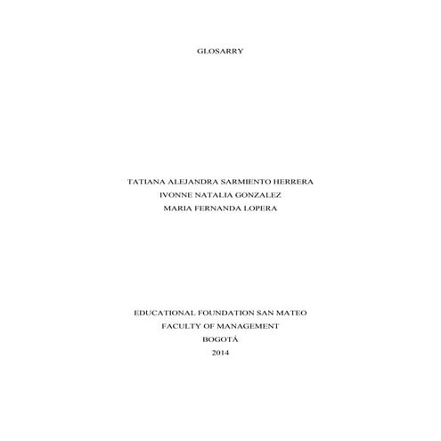 Glosarry Computer science