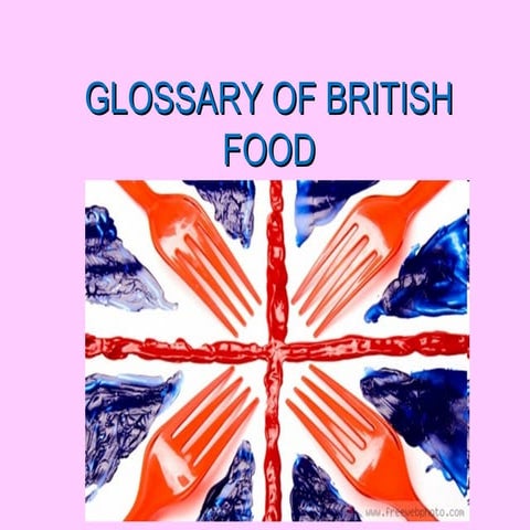 Glosary of british food
