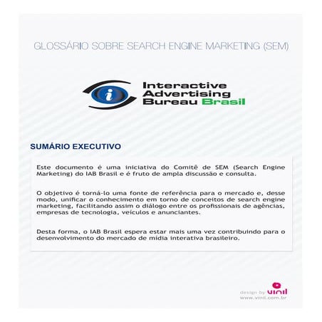 Glossario de Search Engine Marketing