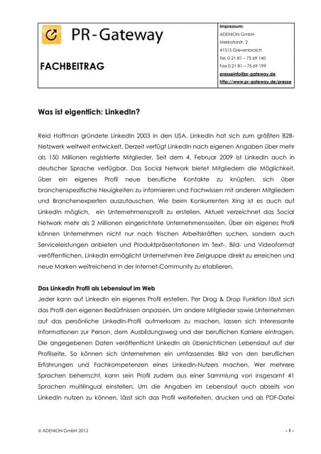 Was ist eigentlich: LinkedIn?