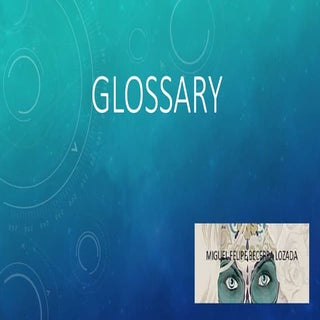 Glossary ADMINISTRACION