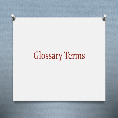 Glossary-EDUC 201