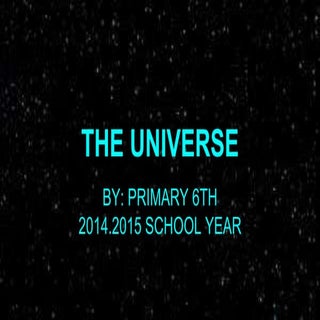 Glossary: THE UNIVERSE