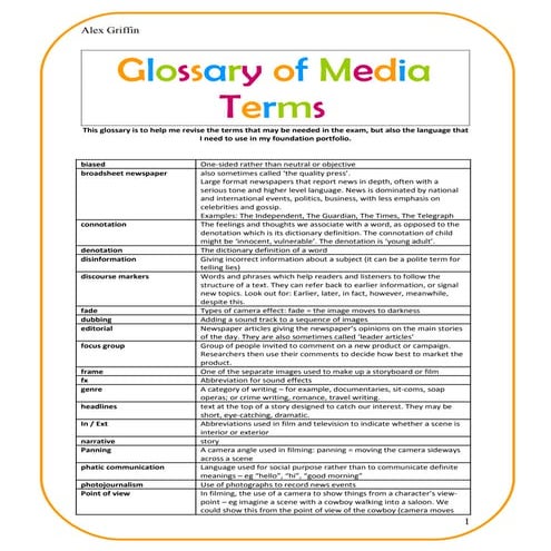 Glossary of media terms
