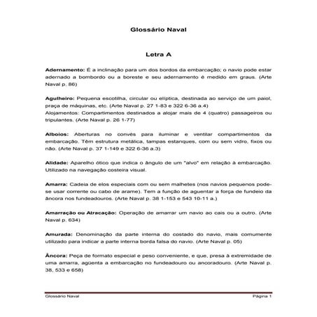 Glossário naval