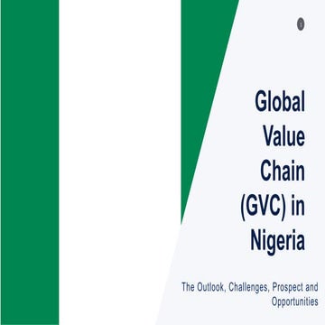 Gloval value chain particpation in nigeria by omotola oshinowo