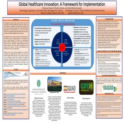Global Healthcare Innovation: A Framework for Implementation | PDF