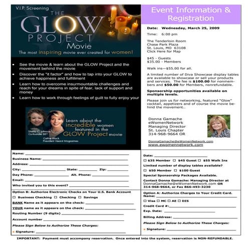 Glow Project Movie 032509