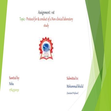 Good Laboratory Practices