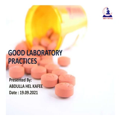 Presentation on Good Laboratory Practice pptx | PPTX