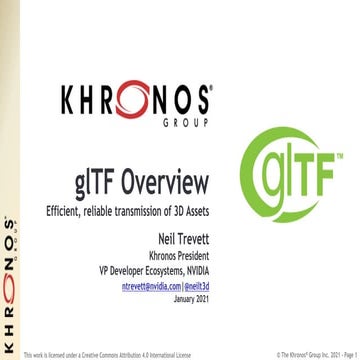 glTF Overview Japan Virtual Open House Feb 2021